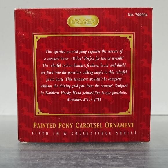 Breyer 2004 Holiday Edition Painted Pony Carousel Ornament (# 700904) [121] - Picture 9 of 11